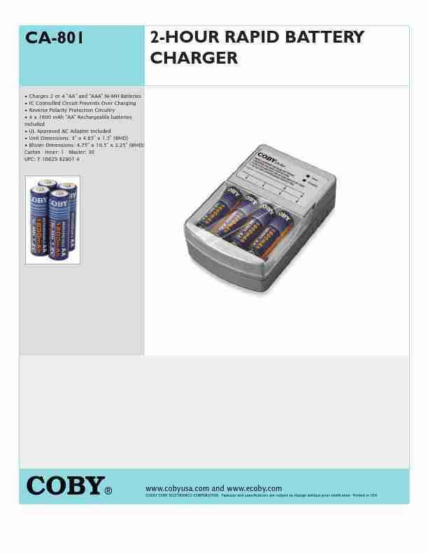 COBY electronic Battery Charger CA-801-page_pdf